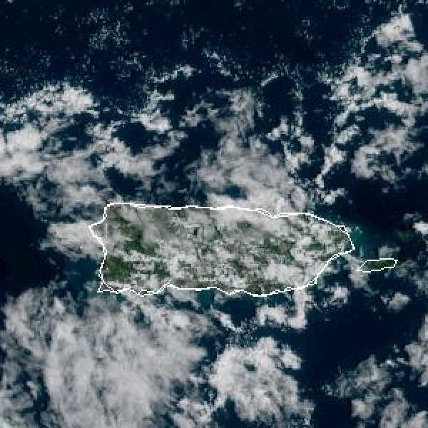 météo tropicale : Image satellite .