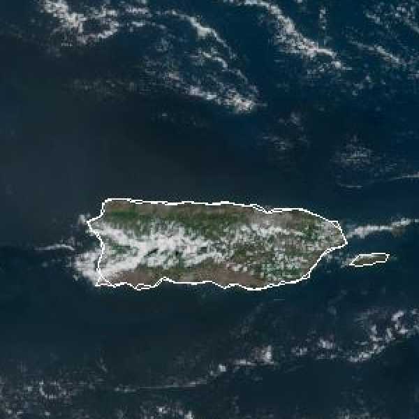 météo tropicale : Image satellite .