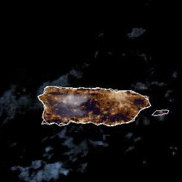 météo tropicale : Image satellite .