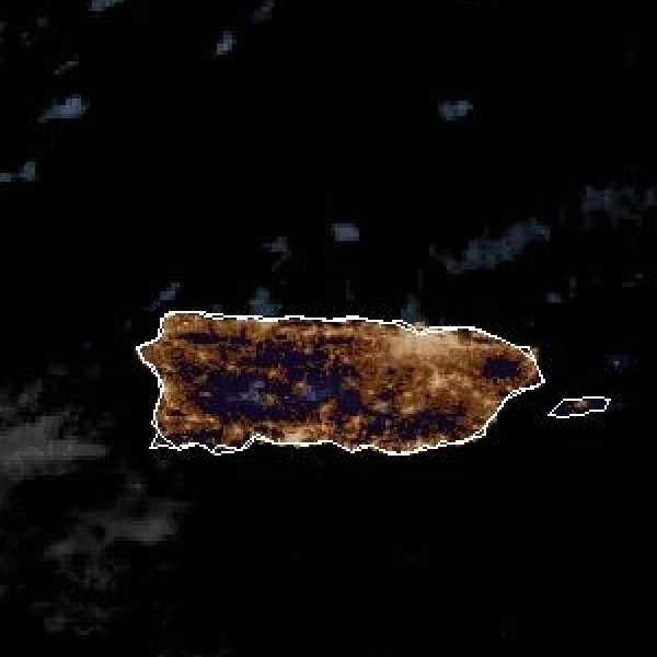 météo tropicale : Image satellite .