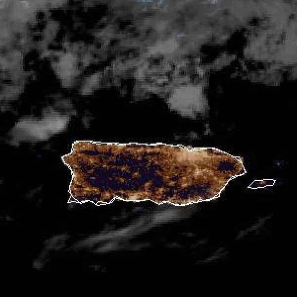 météo tropicale : Image satellite .
