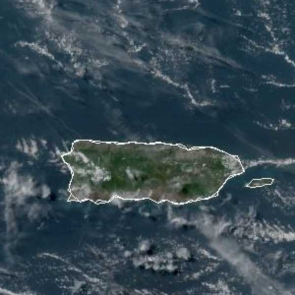 météo tropicale : Image satellite .