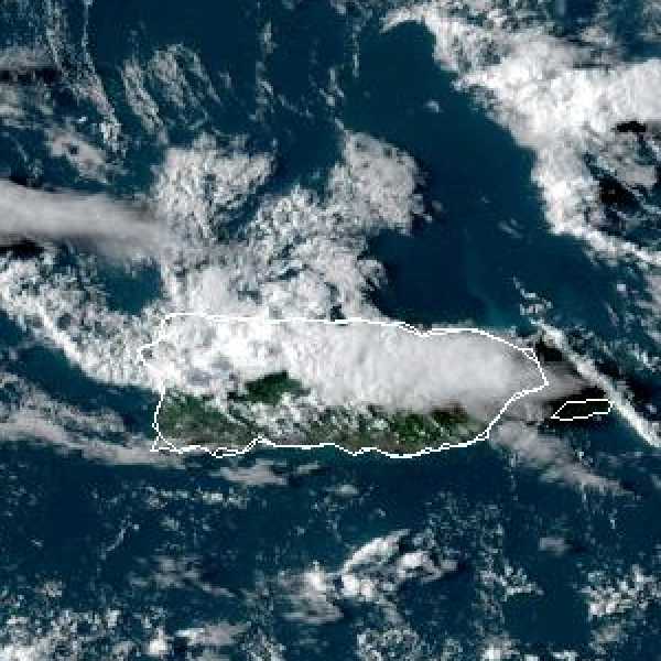météo tropicale : Image satellite .