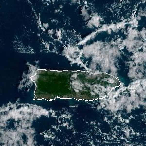 météo tropicale : Image satellite .