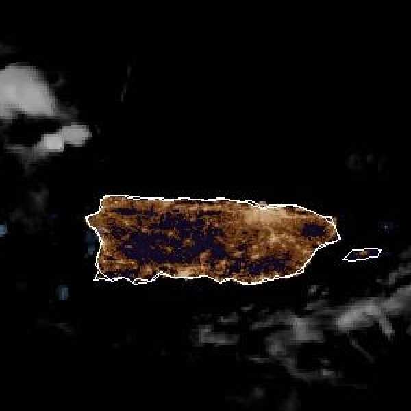 météo tropicale : Image satellite .