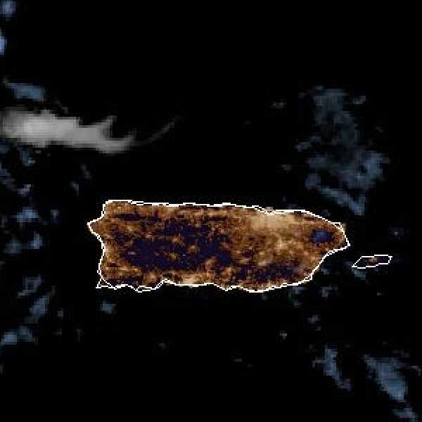 météo tropicale : Image satellite .