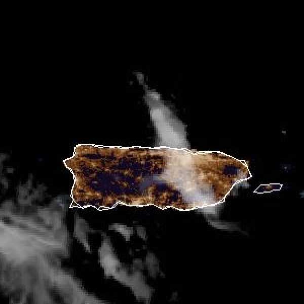 météo tropicale : Image satellite .