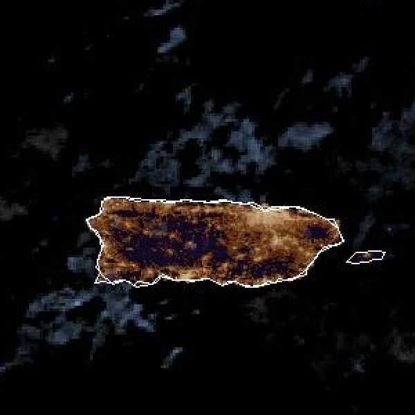 météo tropicale : Image satellite .