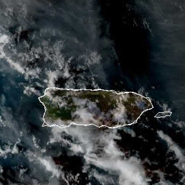 météo tropicale : Image satellite .