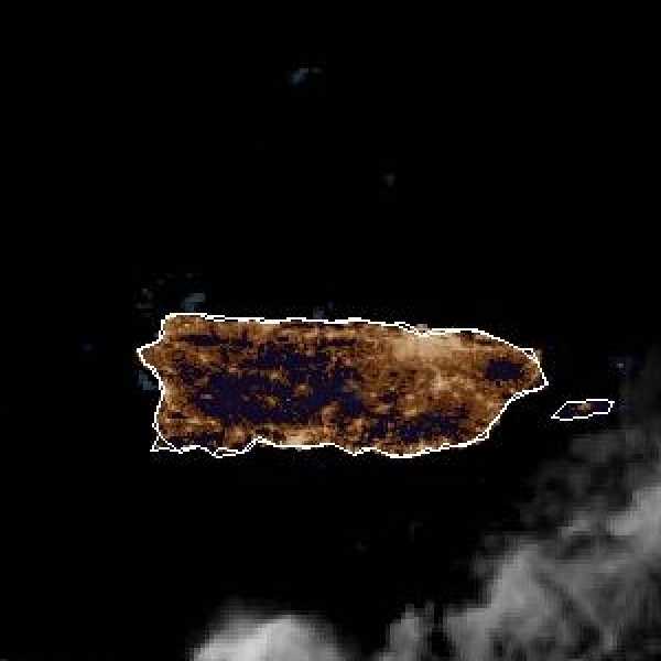 météo tropicale : Image satellite .