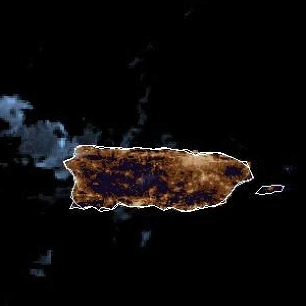 météo tropicale : Image satellite .