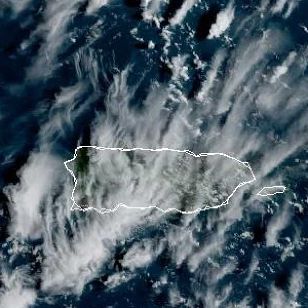 météo tropicale : Image satellite .