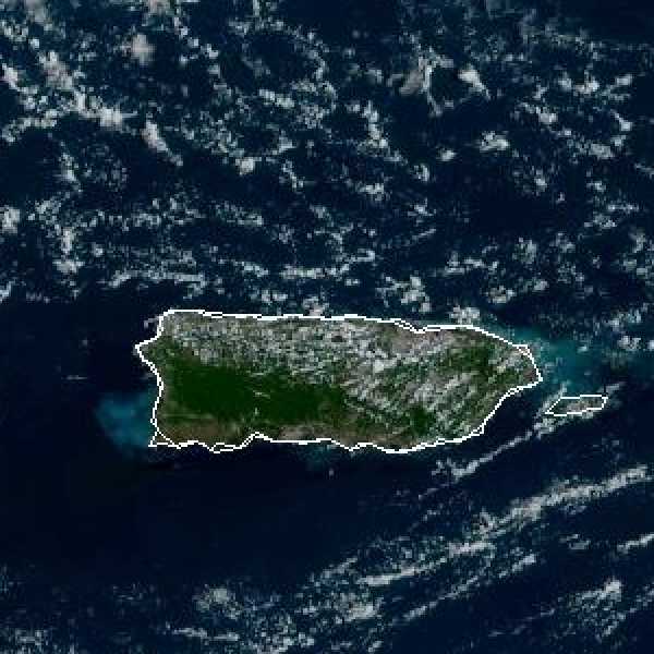 météo tropicale : Image satellite .