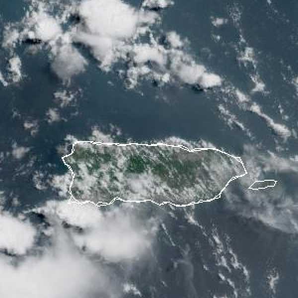 météo tropicale : Image satellite .