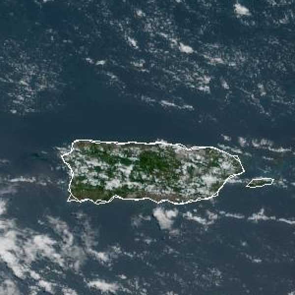 météo tropicale : Image satellite .