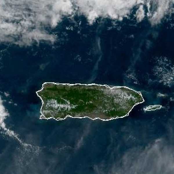 météo tropicale : Image satellite .