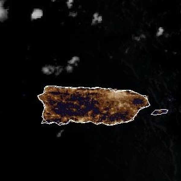 météo tropicale : Image satellite .