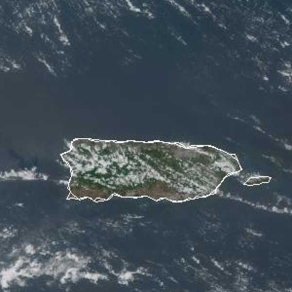 météo tropicale : Image satellite .