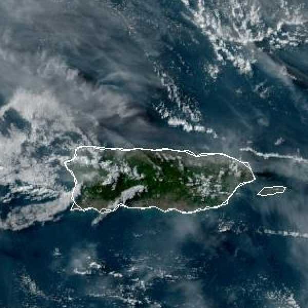 météo tropicale : Image satellite .