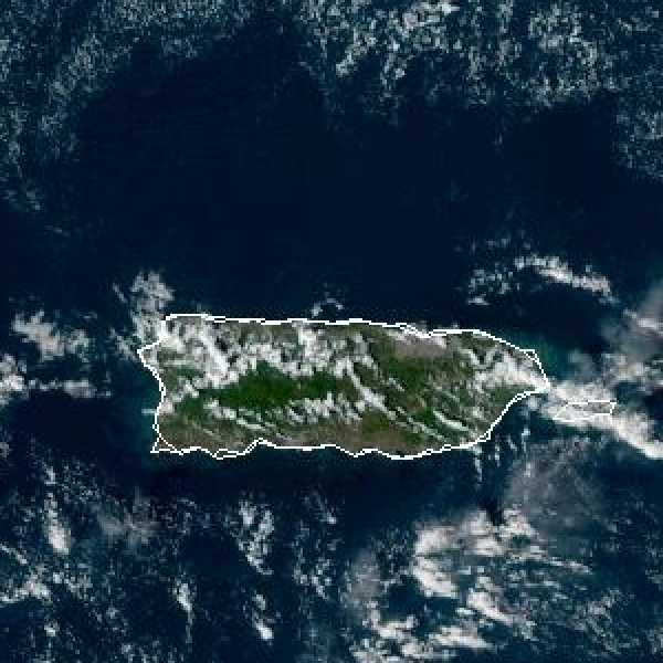 météo tropicale : Image satellite .