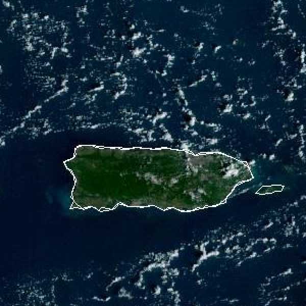 météo tropicale : Image satellite .