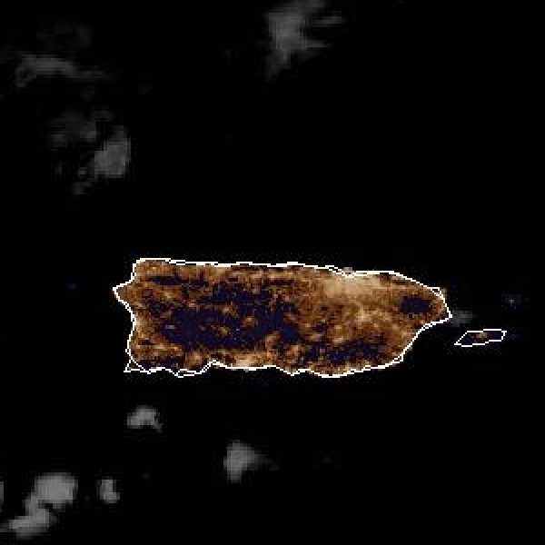 météo tropicale : Image satellite .