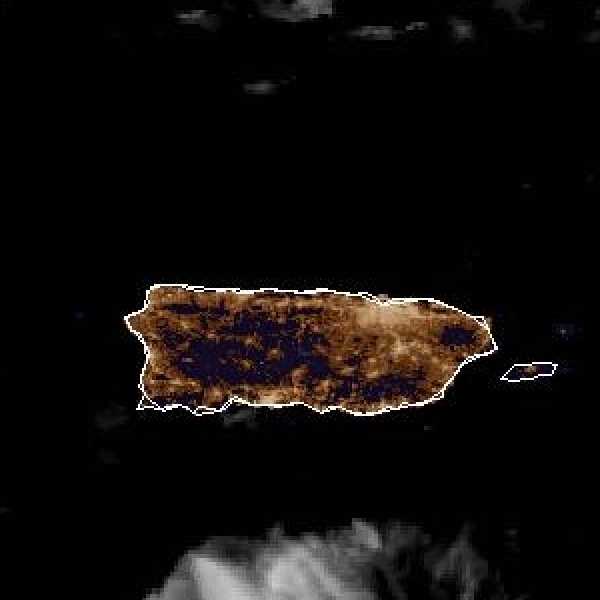 météo tropicale : Image satellite .