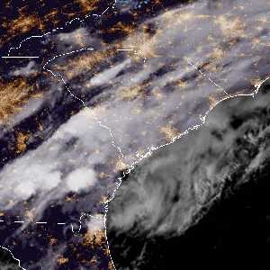 météo tropicale : Image satellite .