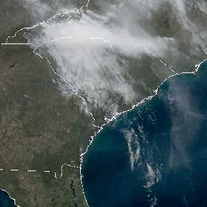météo tropicale : Image satellite .