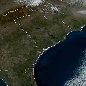 météo tropicale : Image satellite .