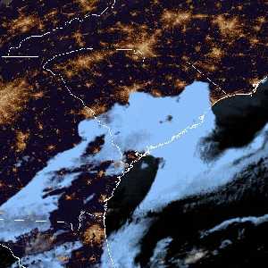 météo tropicale : Image satellite .