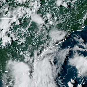 météo tropicale : Image satellite .