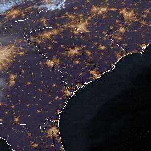 météo tropicale : Image satellite .