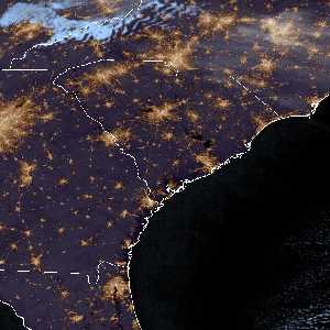 météo tropicale : Image satellite .