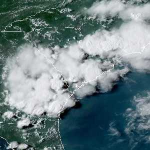 météo tropicale : Image satellite .
