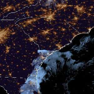 météo tropicale : Image satellite .