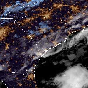 météo tropicale : Image satellite .