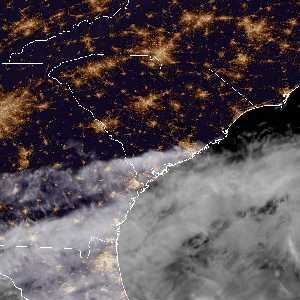 météo tropicale : Image satellite .