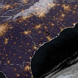 météo tropicale : Image satellite .