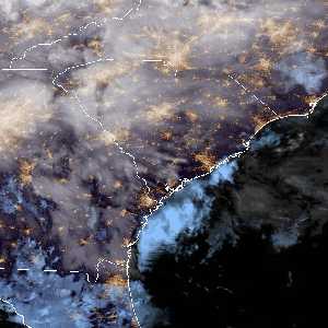 météo tropicale : Image satellite .