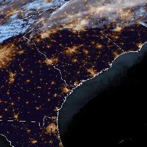 météo tropicale : Image satellite .