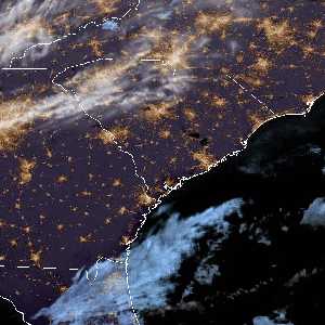 météo tropicale : Image satellite .