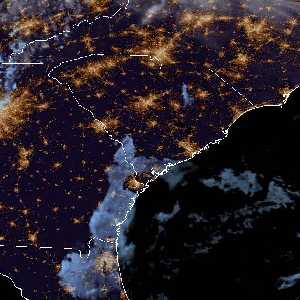 météo tropicale : Image satellite .