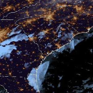 météo tropicale : Image satellite .