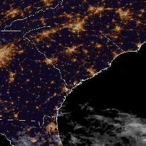 météo tropicale : Image satellite .