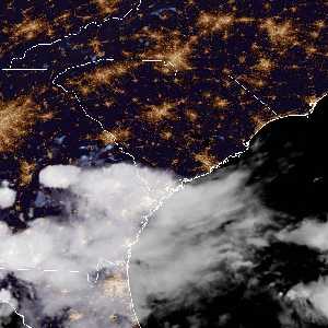 météo tropicale : Image satellite .