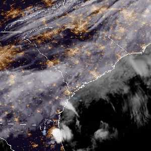 météo tropicale : Image satellite .