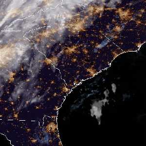 météo tropicale : Image satellite .