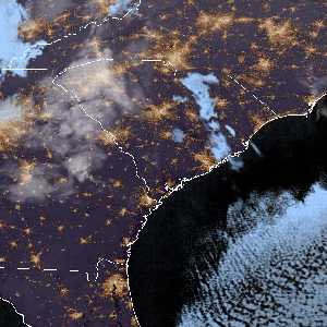 météo tropicale : Image satellite .