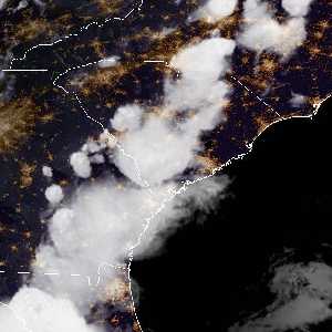 météo tropicale : Image satellite .